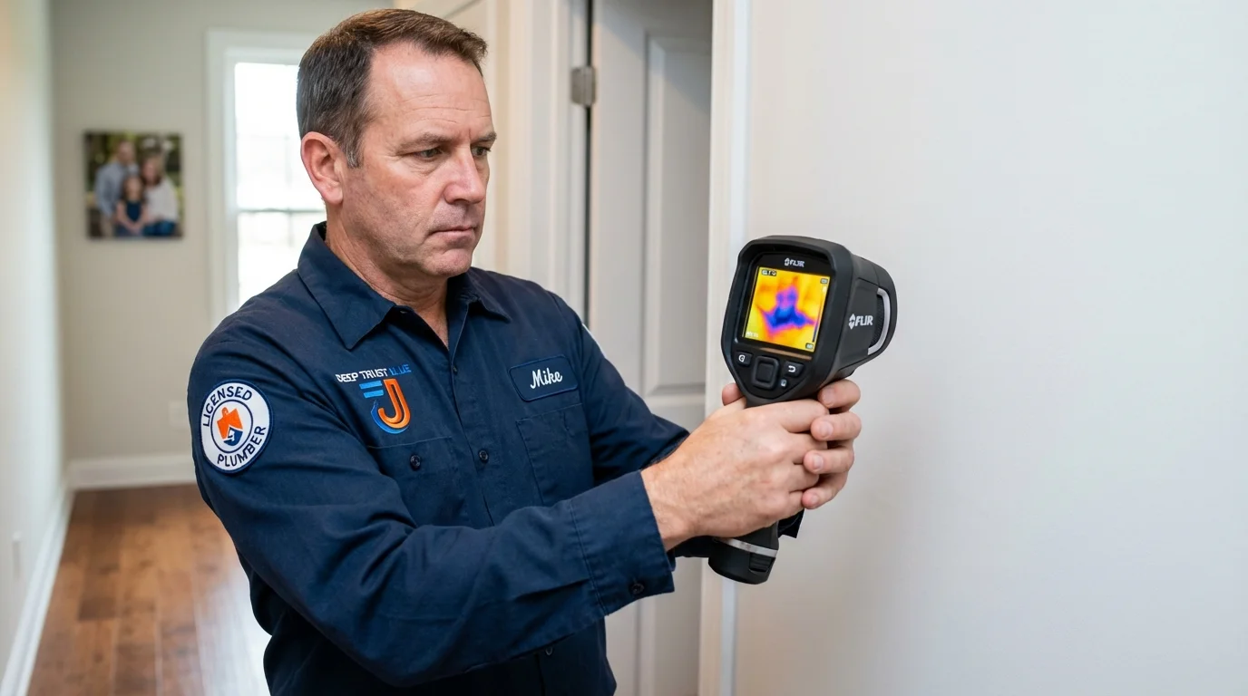 Thermal imaging leak detection by Johns Plumbing LLC in Indian Rocks Beach